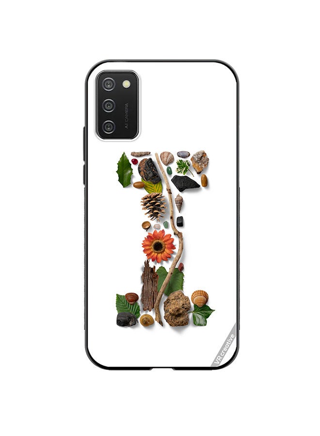 VR CREATIVE Protective Case Cover For Samsung Galaxy A03s Alphabet I Design Multicolour - Image 1