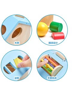 General Montessori teaching aids suitable for 0-3 years old baby early education busy house wooden shape matching house drawer box educational toys  - Image 3