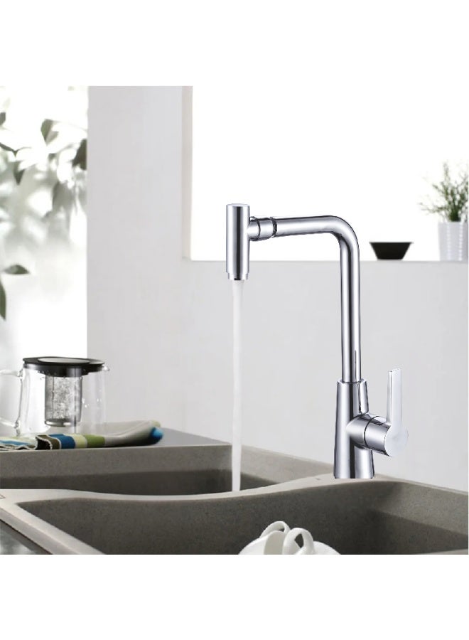 ITG Wall Mounted Stainless Steel Kitchen Faucet – Chrome Finish, SASO Certified, 5-Year Warranty - Image 1