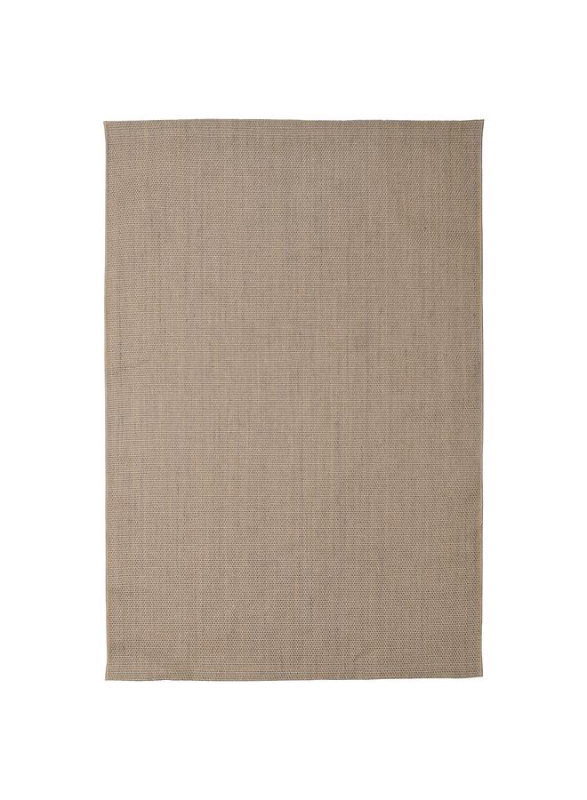 erorex Rug, Flatwoven, Natural/Light Grey, 133X195 Cm - Image 1