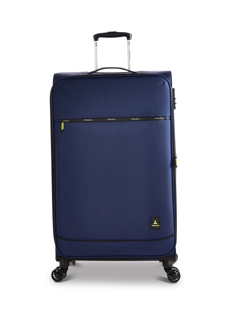 Track Luggage set Soft Fabric Trolley Travel Bag 4 double wheels, LG001/3P - Image 4