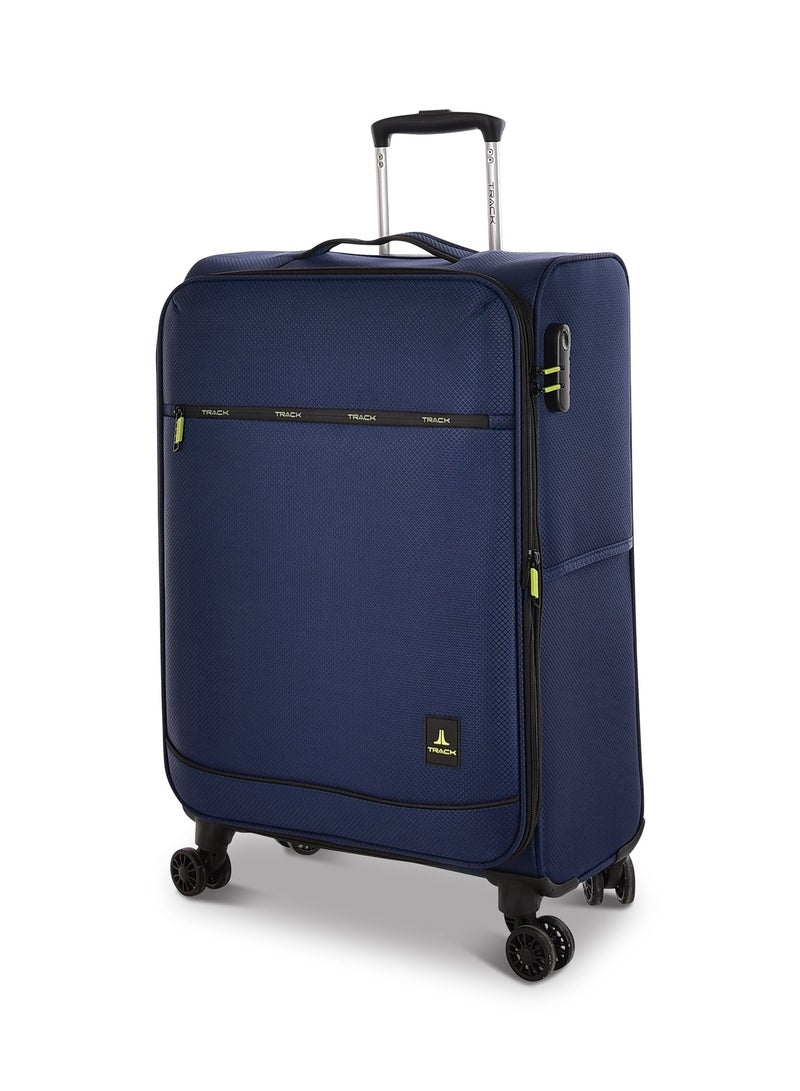 Track Luggage set Soft Fabric Trolley Travel Bag 4 double wheels, LG001/3P - Image 2