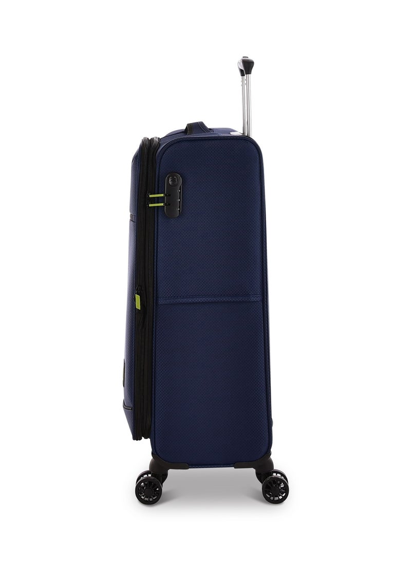 Track Luggage set Soft Fabric Trolley Travel Bag 4 double wheels, LG001/3P - Image 5