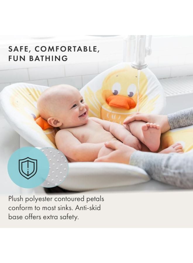 Blooming Bath Baby Sink Duckling Bath Tub - Yellow - Image 2