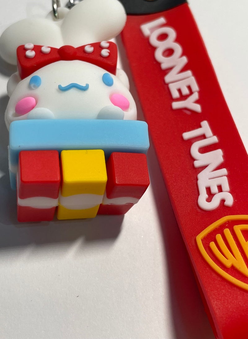 ميدالية مفاتيح كرتونية مميزة سلسلة مفاتيح بشخصية ديزني كيرومي مع شريط يتناسب مع مفاتيح السيارة والحقيبة اكسسوار فريد وهدية ابداعية جميلة - Image 2