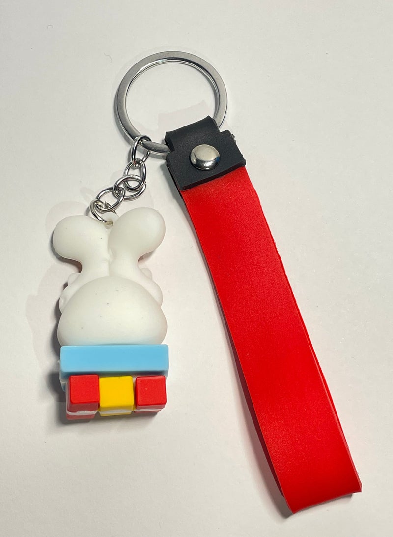 ميدالية مفاتيح كرتونية مميزة سلسلة مفاتيح بشخصية ديزني كيرومي مع شريط يتناسب مع مفاتيح السيارة والحقيبة اكسسوار فريد وهدية ابداعية جميلة - Image 3