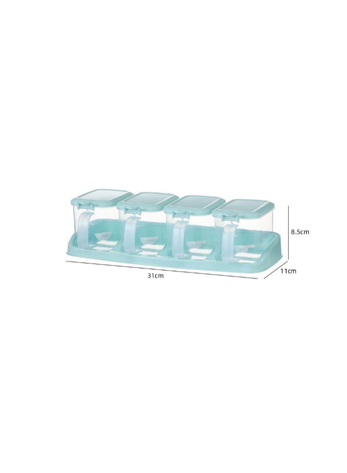 EBMINI Independent Compartment Plastic Seasoning Box 