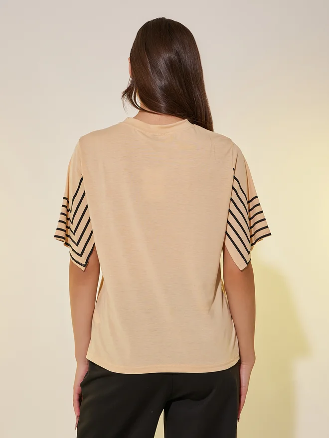 Take Two Take Two Striped Short Sleeves Regular Fit T-Shirt