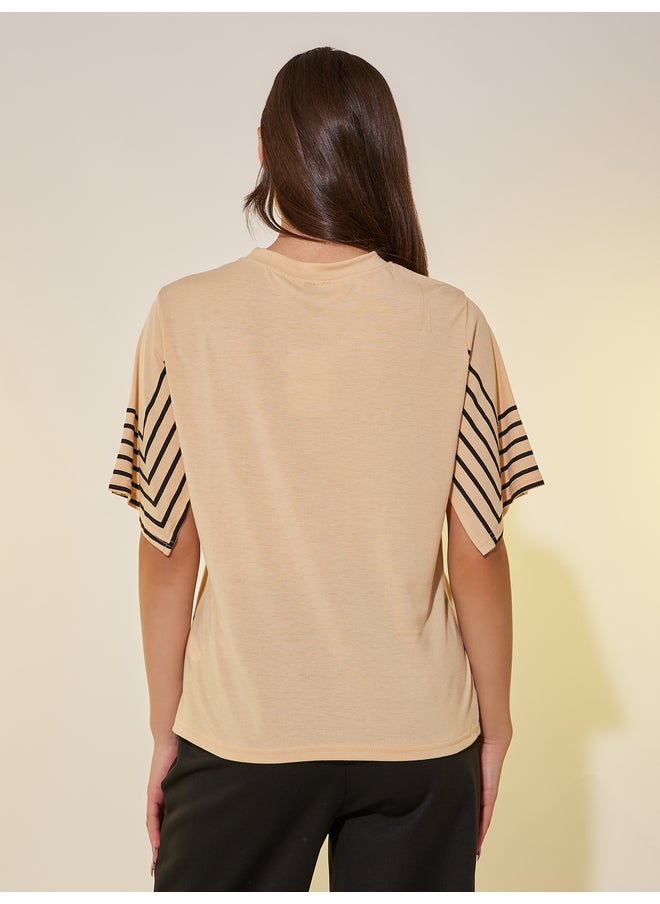 Take Two Take Two Striped Short Sleeves Regular Fit T-Shirt  - Image 4
