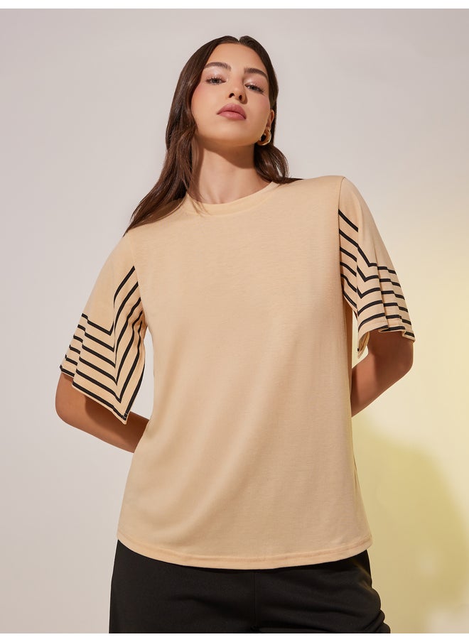 Take Two Take Two Striped Short Sleeves Regular Fit T-Shirt  - Image 1