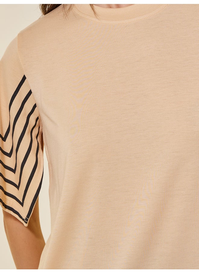 Take Two Take Two Striped Short Sleeves Regular Fit T-Shirt  - Image 3