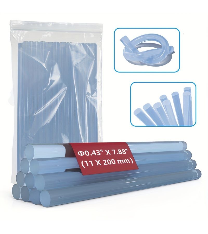 20pcs Premium 11mm X 100mm EVA Warm Glue Sticks Universal Multipurpose Strong Bonding For Craft Art DIY And Most Gluing Projects Easy To Use And Store For Crafters Artists DIY Enthusiasts Perfect Gift For Hobbyists - Image 2
