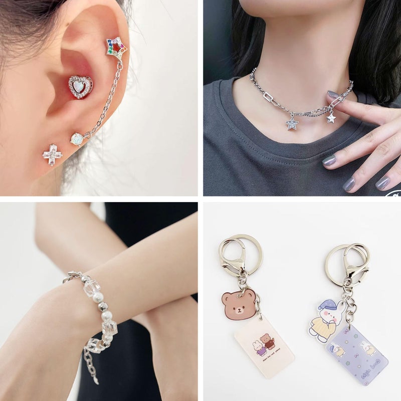 Coiris 16.5ft 6mm Width Stainless Steel Rolo Cable Chains Findings Fit for Jewelry Making &DIY (SC-1027-E) - Image 3