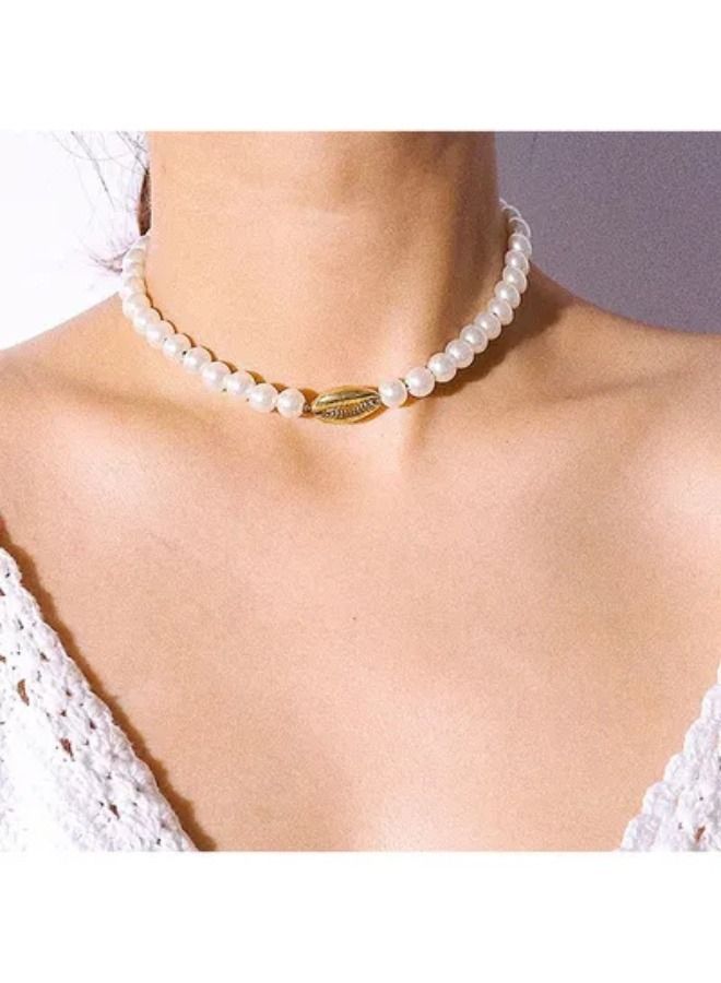 Ladylike Imitation Pearl Necklace - Image 2
