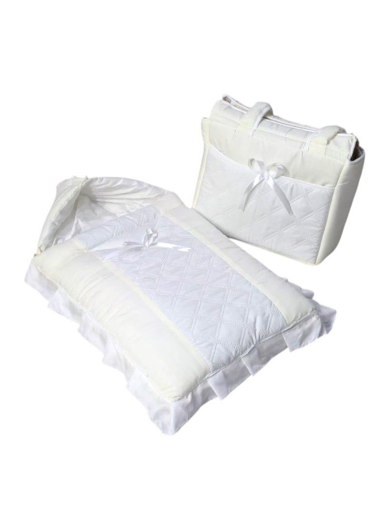 BABYCARA 6-Piece Set of Bed Sheet Baby House Diaper Bag Nursing Home  - Image 4