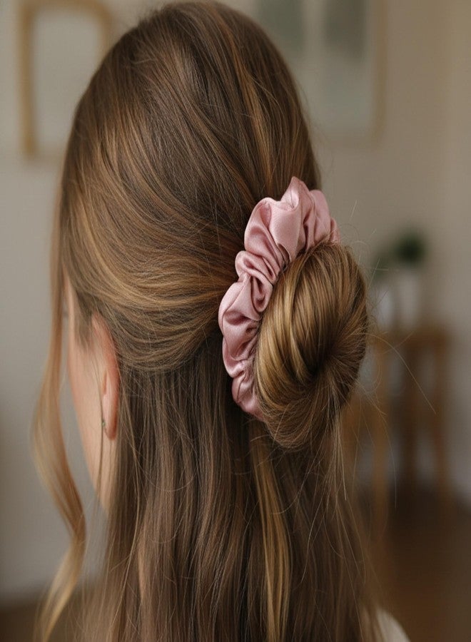 Premium Hair Accessories Combo for Girls & Women | Satin Scrunchies, Floral Hair Clips & Bow Clips | Stylish Everyday & Party Hair Set (Multi-Colour) - Image 4
