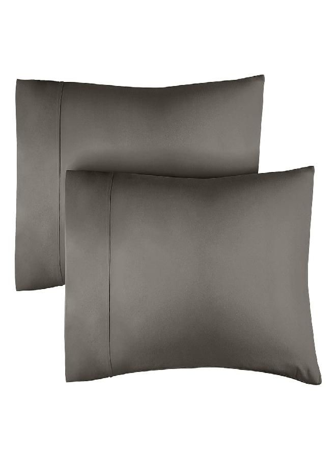 CGK Unlimited 100% Cotton Pillow Cases King Size - Cooling, Breathable & Soft Pillowcase Covers Set of 2-400 Thread Count - Queen Size Pillow Case Available - Luxury Linen Pillowcases King Size 2 Pack  - Image 1