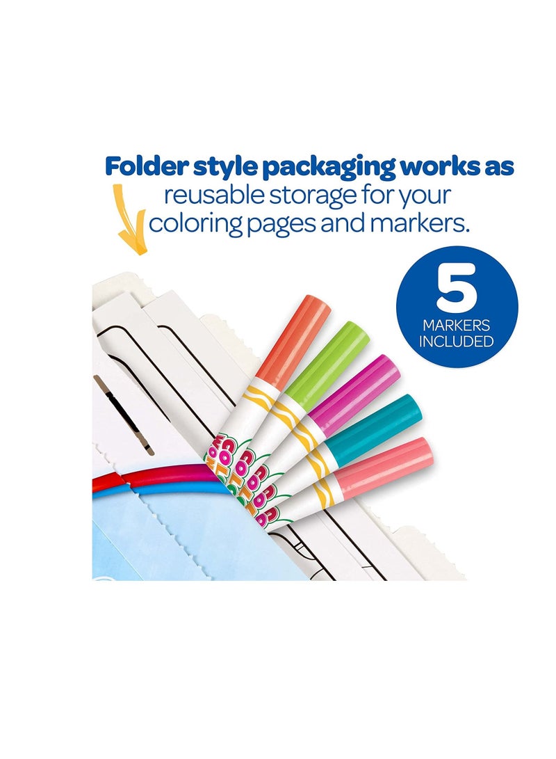 Crayola Mess Free Color Wonder Prehistoric Pals Activity Set - Image 4