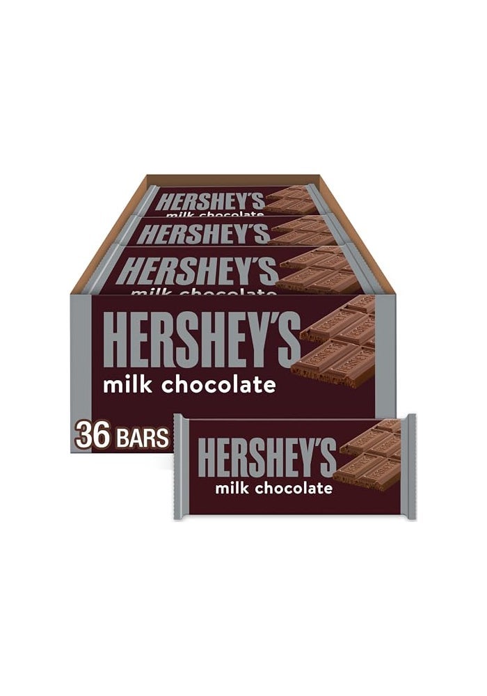 Hershey's HERSHEYS Milk Chocolate Candy Bars 155 oz 36 Count - Image 1