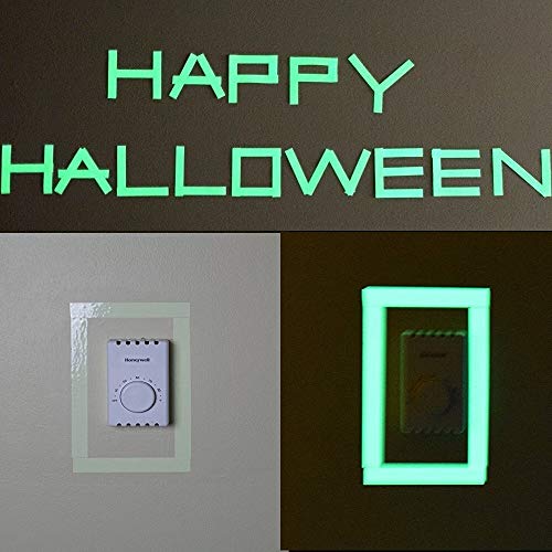 JSITON Glow in The Dark Tape - 65 FT X 0.5 Inch Luminous Photoluminescent/Luminescent Emergency Roll Safety Egress Markers Stairs, Walls, Steps, Exit Sign. Glowing Pro Theatre Stage Floor (65 ft X 0.5 inch) - Image 5