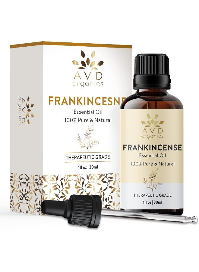 AVD Organics Frankincense Essential Oil 30Ml 100% Pure And Natural Therapeutic Grade Essential Oil For Skin Home Fragrance 1Fl. Oz  - Image 2
