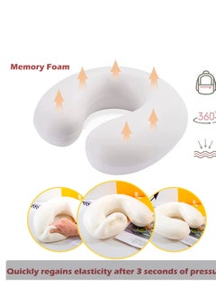 Excefore Cartoon Travel Pillow, Comfortable Neck Pillow, Airplane Memory Foam Travel Pillow, Suitable for Airplane, Car, Train, Bus (Unicorns)  - Image 4
