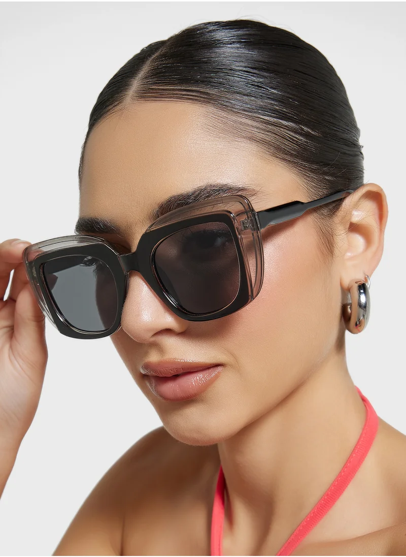 جينجر Cat Eye Sunglasses