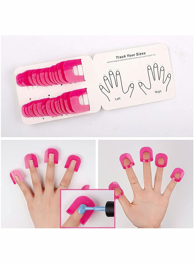 KASTWAVE Plastic Nail Protector Holder, Nail Polish Protectors for Fingers - Image 5