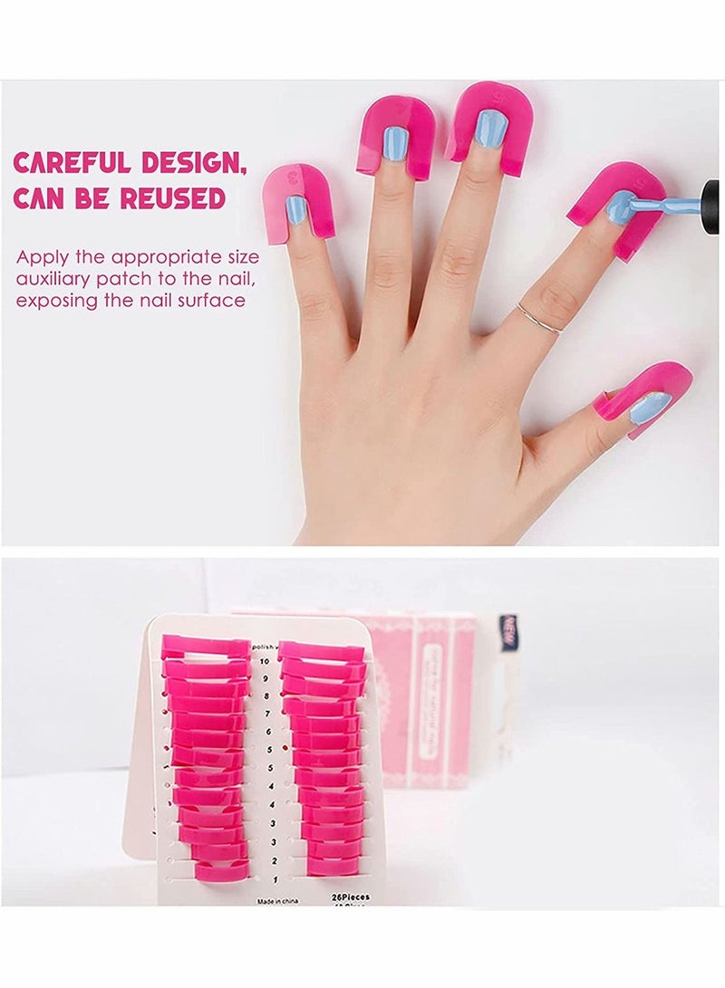 KASTWAVE Plastic Nail Protector Holder, Nail Polish Protectors for Fingers - Image 3