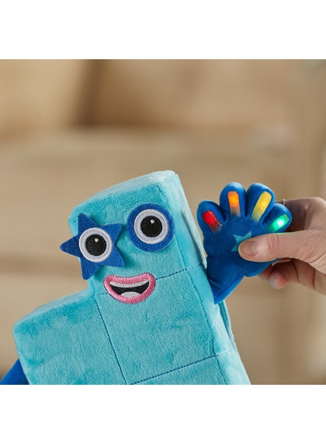 Learning Resources Sing-Along Numberblock Five (Interactive Plush, Ages 3+) - Image 3
