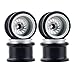 DJX TRX4MT Wheel Rims Aluminum Deep Dish Wheels for 118 Traxxas TRX4MT F150 K10 RC Monster Truck Upgrade PartsSilver - Image 2