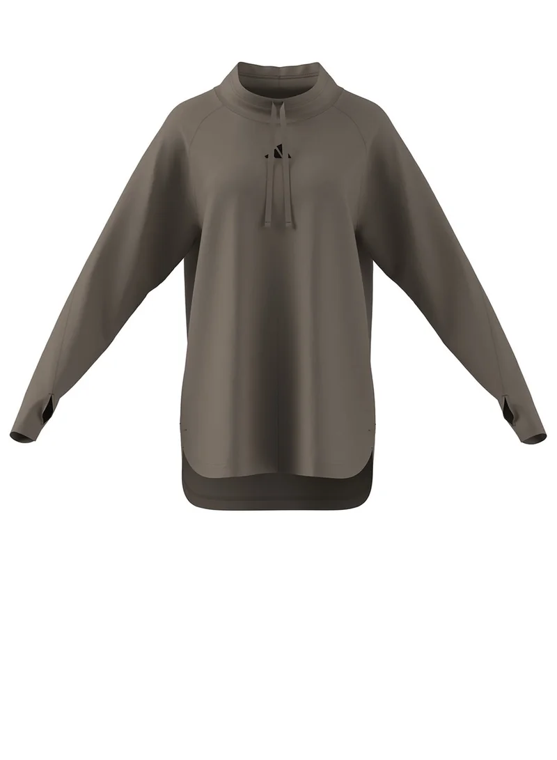 اديداس Adidas Trn Cover Up Brown Training Fullcover For Women XS
