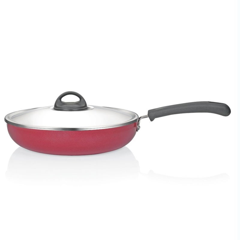 Premier Aluminium Non Stick Fry Pan Classic with Stainless Steel lid - 22 Cm - Image 3