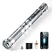 CUSTOM SABER Upgrade Xeno 30 Sensitive Smooth Swing Xenopixel Light Saber Motion Control 34 Set Sound Fonts Light Saber 12 Types Blade Mode Infinite Color Changing Rechargeable Light Sabers Toy ToolsGray - Image 2