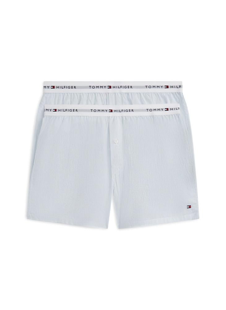TOMMY HILFIGER 2-Pack Signature Logo Print Boxer Shorts - Image 1