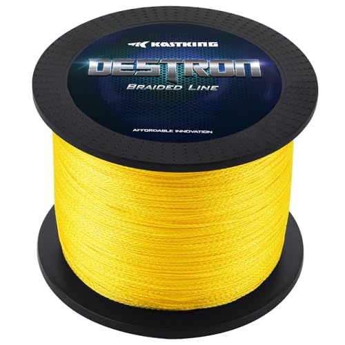 KastKing Destron Braided Fishing Line Yellow 150 yds6lb011mm - Image 1