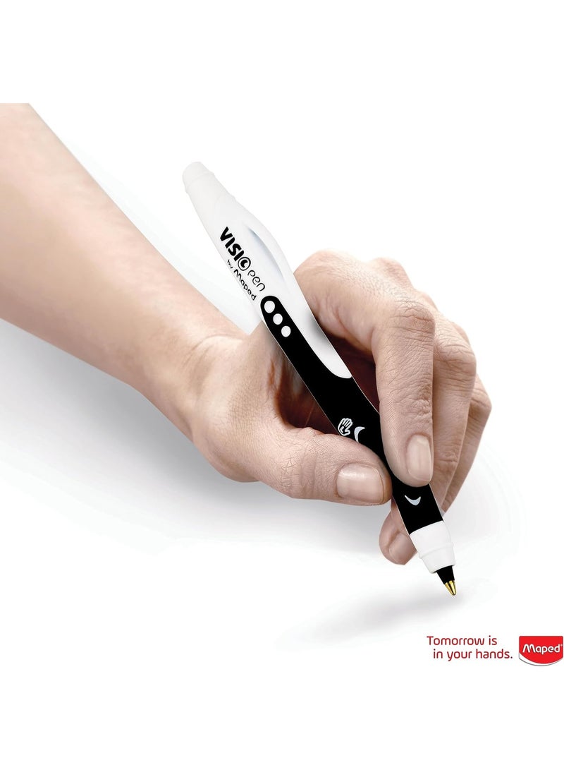 Maped أقلام مابيد فيزيو لليد اليسرى، عبوة من 3، ألوان متنوعة (224324) - Image 2