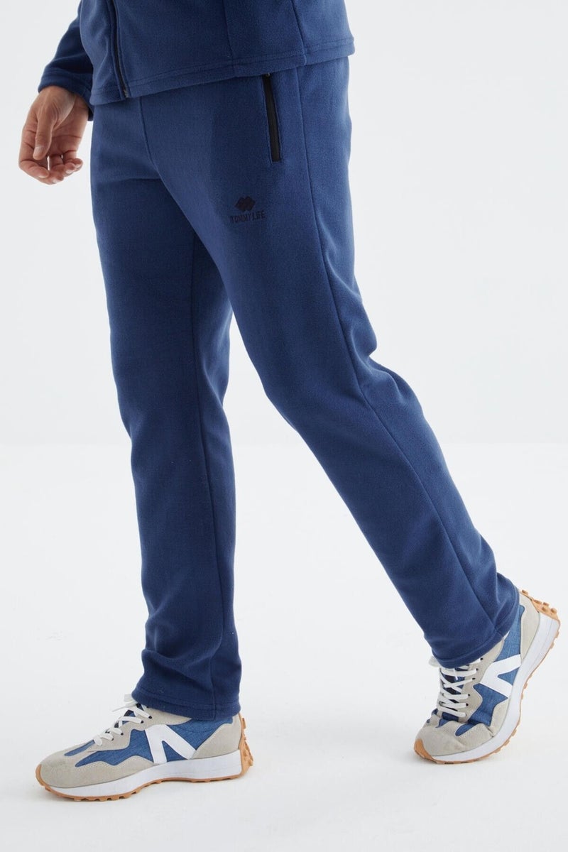 Tommy Life Indigo Stand Collar Basic Men's Polar Fleece Tracksuit - 85193  - Image 2
