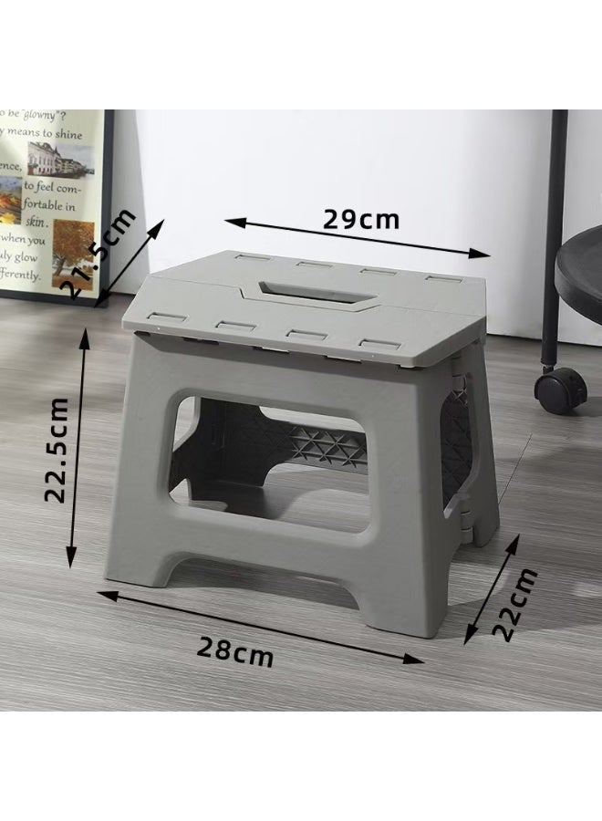 Valiant Glow Children's Folding Step Stool — Compact, Foldable Camping Chair — Portable, Multi-functional Seat with Carry Handle — Suitable for Indoor and Outdoor Use. - Image 2