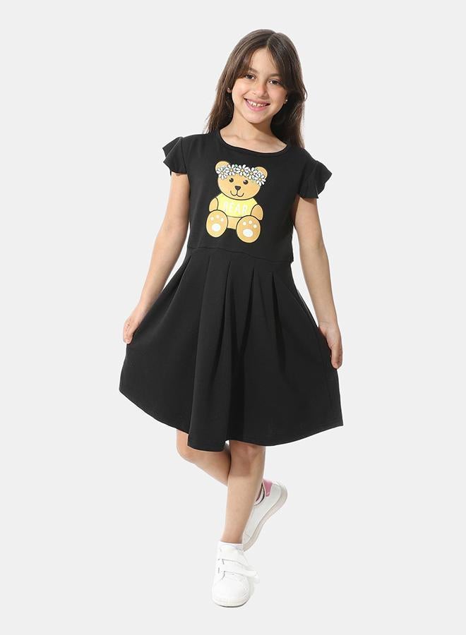 Red Circle فستان مطبوع من الأمام g02 - Image 1