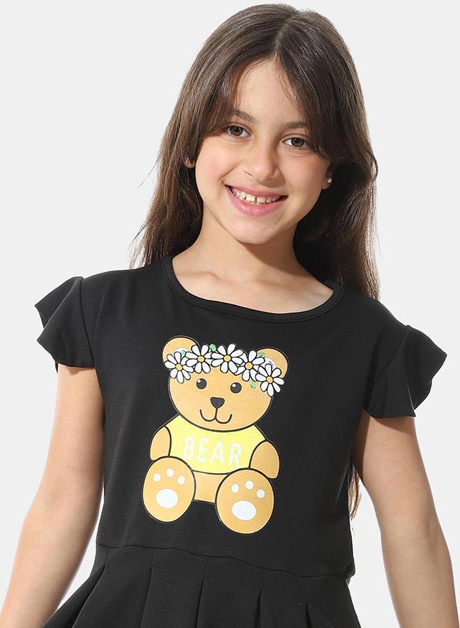 Red Circle فستان مطبوع من الأمام g02 - Image 4