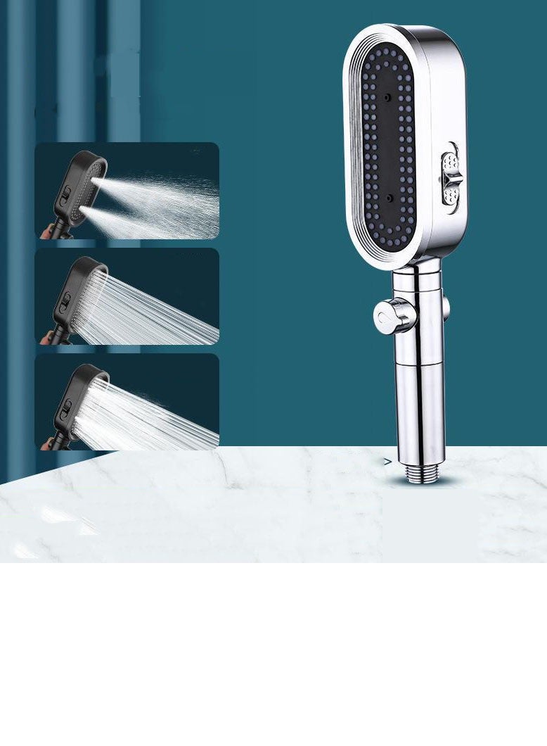 Pressurized Shower Head Shower Head Pressurized Handheld Filter Large Water Output - Image 1