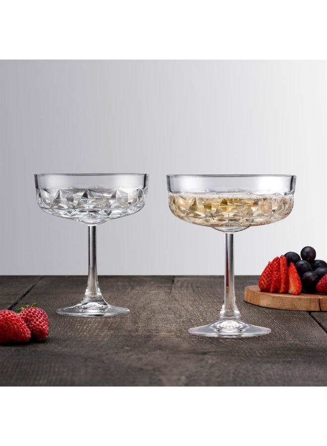 Paşabahçe كوب زجاجي باستاباشي استريلا 235 مل - مجموعة أكواب كوكتيل مكونة من 4 قطع - Image 1