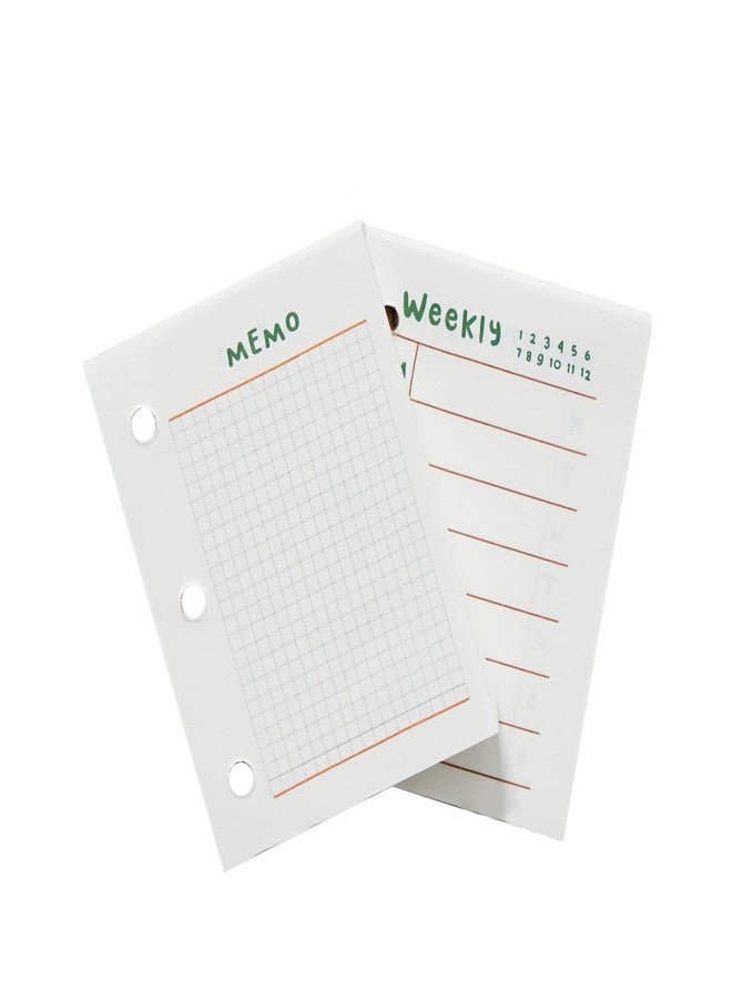 Moterm Refills for A9-Ring Planner- Memo and Weekly Inserts (3.1 inch x 2.36 inch) - Image 1