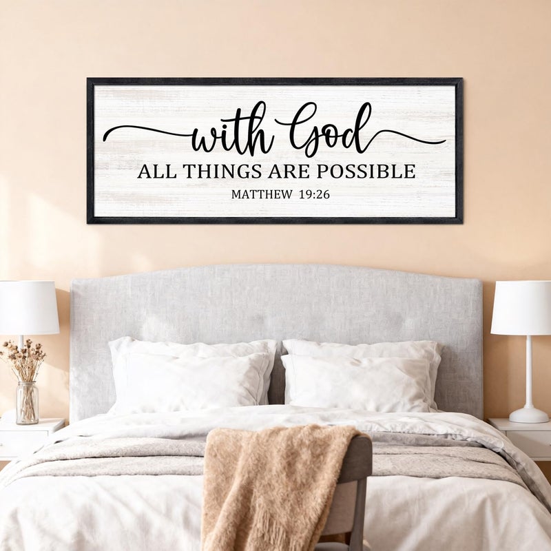 Cpcdaosk And So Together They Built A Life They Loved Decorative Rustic Sign & Plaque Framed Wall Art for Couples, 40''Ã—15' Vintage 'Wooden Long Wall Decor Above Bed, Horizontal Farmhouse Wedding Gift - Image 2