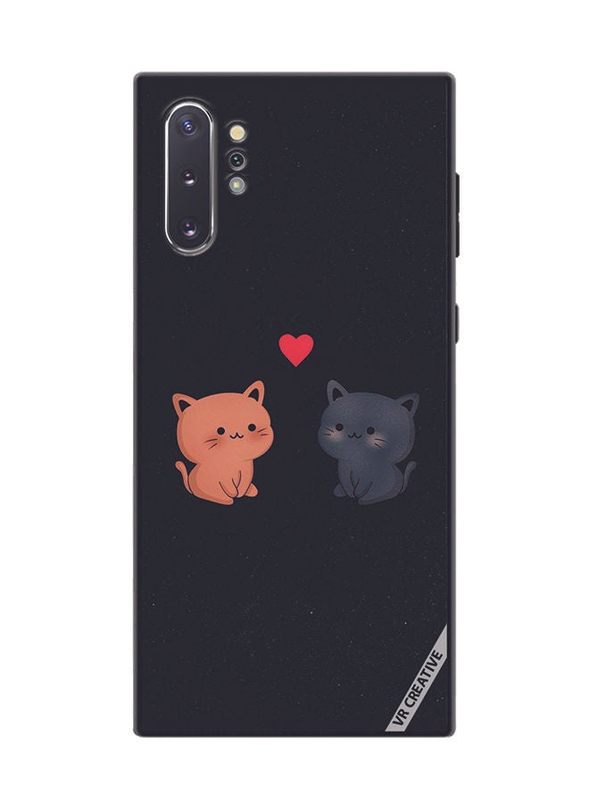 VR CREATIVE Protective Case Cover For Samsung Galaxy Note10 Plus 5G Cats Design Multicolour - Image 1