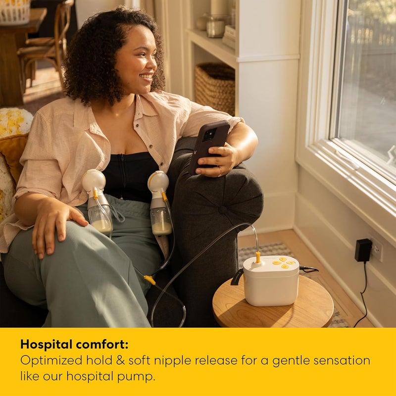 Medela New 2nd Gen Medela Pump in Style Pro Breast Pump Clinically Proven HospitalEfficiency Compact Portable Double Electric Pump with Bottles and PersonalFit Plus Breast Shields - Image 4