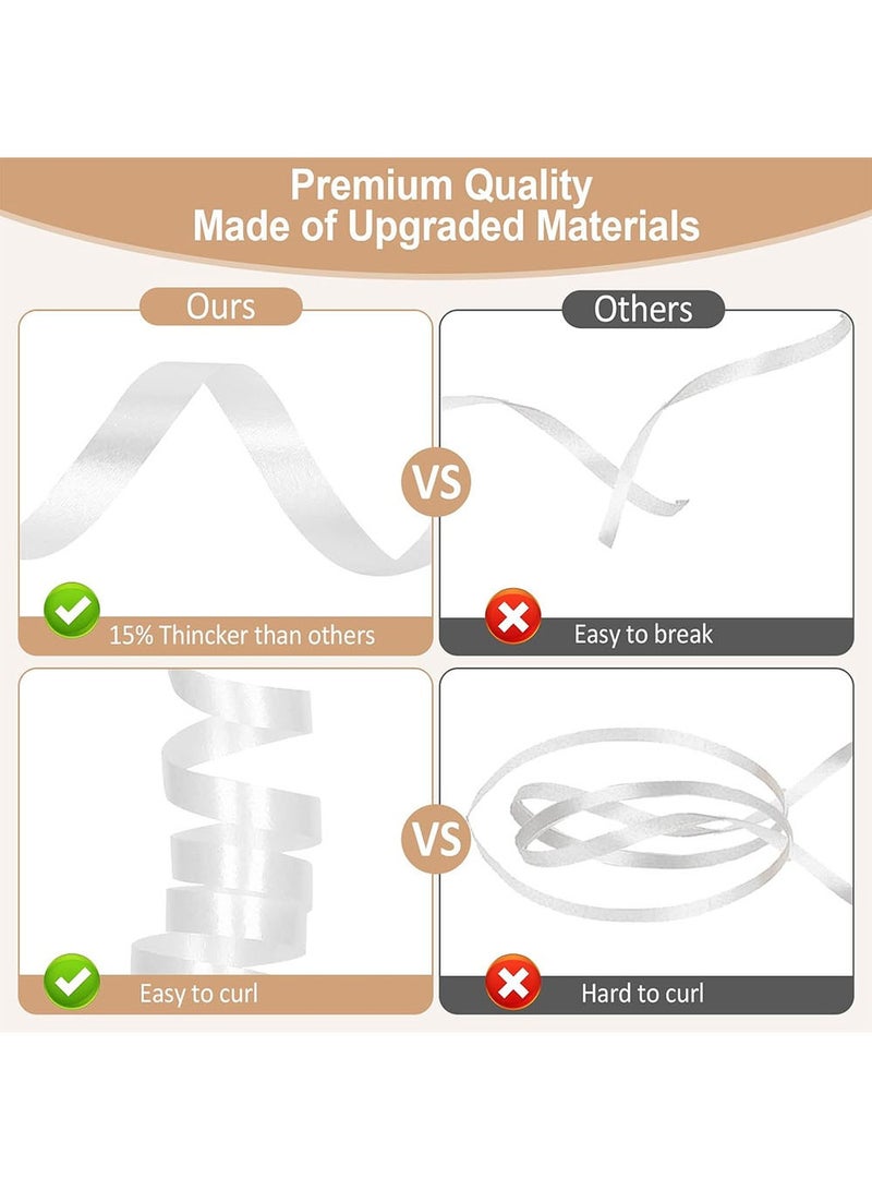 YOUGE 2 Pack Party Festival Attractive Decorative Elegant Lightweight Curling Ribbon 500 Yard, Curly Ribbon for Gift Wrapping, Balloon Ribbon, Balloon String, Thin Ribbon (Gold and Silver) - Image 3