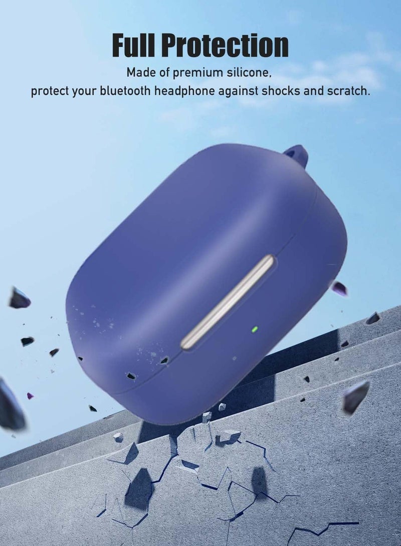 Case Cover for Huawei FreeArc, Silicone Protective Cover for Huawei FreeArc,Full-Body Shockproof Cover with Scratch Protection, with Keychain & Lanyard and Cleaner Kit-Blue - Image 4