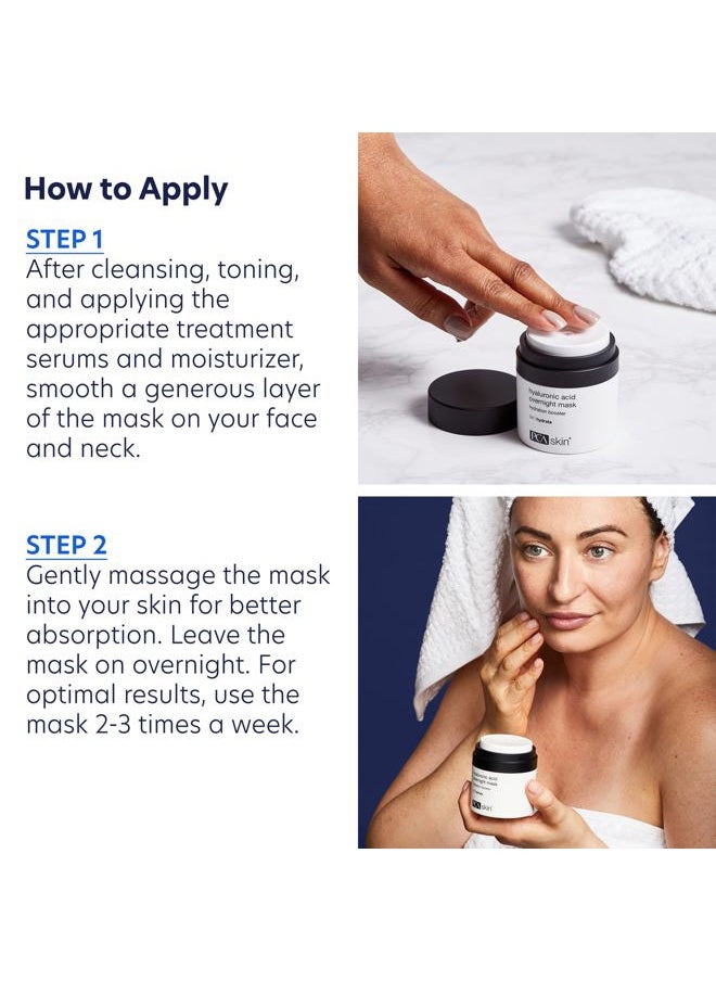 PCA SKIN Overnight Face Mask, Hyaluronic Acid Overnight Mask, Brightening Face Mask Rejuvenates and Hydrates Skin Overnight, Helps Boost Skin Radiance and Luminosity, Anti Aging Face Mask, 1.8 oz Jar  - Image 5